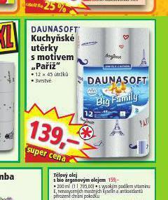Norma Daunasoft kuchyňské utěrky nabídka