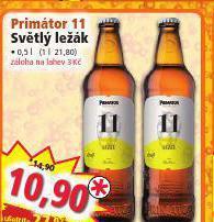 Norma Pivo primátor 11 světlý ležák nabídka