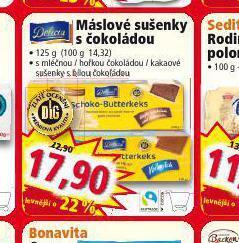 Norma Máslové sušenky s čokoládou nabídka