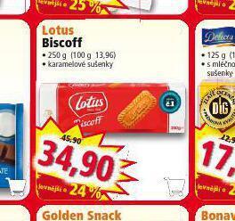 Norma Lotus biscoff nabídka