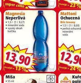 Norma Magnesia neperlivá nabídka