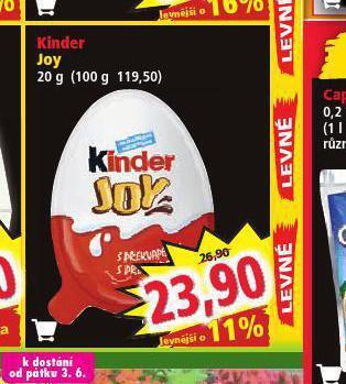 Norma Kinder joy nabídka