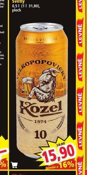 Norma Pivo velkopopovický kozel 10 nabídka