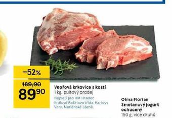Tesco Vepřová krkovice s kostí nabídka