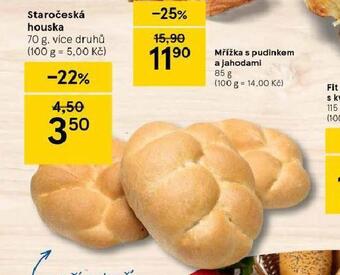 Tesco Staročeská houska nabídka