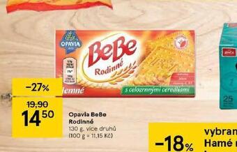 Tesco Opavia bebe rodinné nabídka