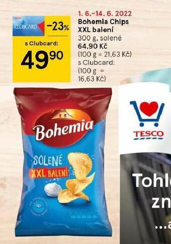Tesco Bohemia chips xxl balení nabídka