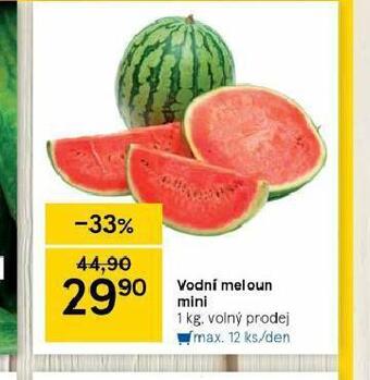 Tesco Vodní meloun mini nabídka