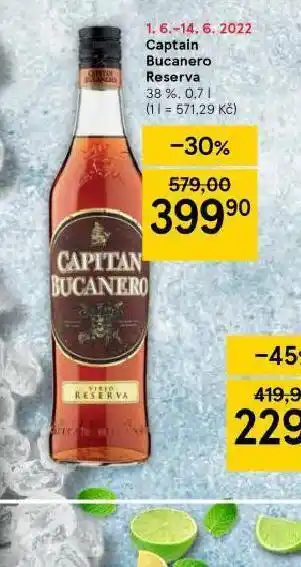 Tesco Captain bucanero reserva nabídka