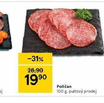 Tesco Poličan nabídka