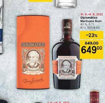 Tesco Diplomático mantuano rum nabídka