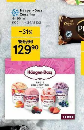 Tesco Häagen dazs zmrzlina nabídka
