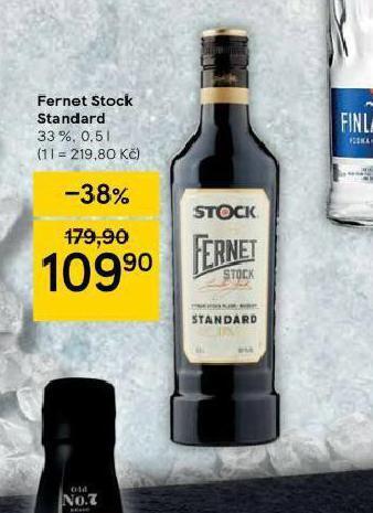 Tesco Fernet stock standard nabídka