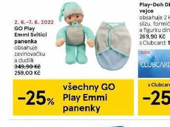 Tesco Go play emmi svítící panenka nabídka