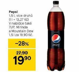 Tesco Pepsi 1,5l nabídka