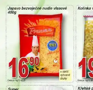 Lidl Japavo bezvaječné nudle vlasové nabídka