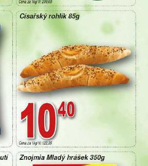 Lidl Císařský rohlík nabídka
