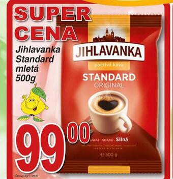 Jihlavanka standard mletá káva