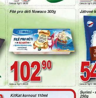 Lidl Filé pro děti nowaco nabídka