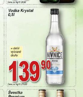 Lidl Vodka krystal nabídka