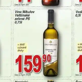 Lidl Víno mikulov veltínské zelené ps nabídka