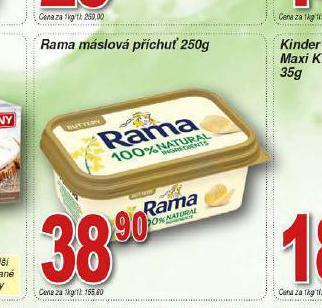 Lidl Rama máslová příchuť nabídka