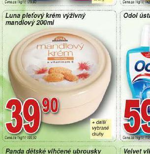 Lidl Luna pleťový krém nabídka