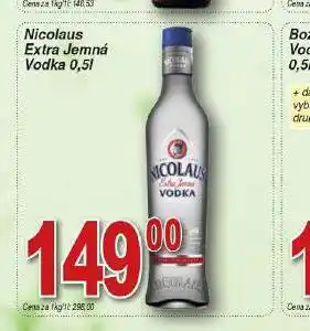 Lidl Nicolaus extra jemná vodka nabídka