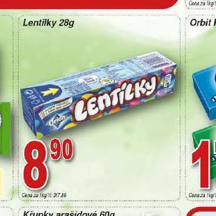 Lidl Lentilky nabídka