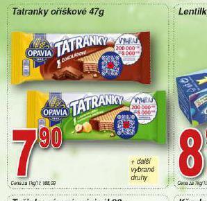 Lidl Tatranky oříškové nabídka