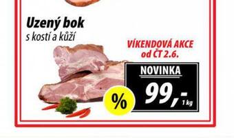 ZEMAN Uzený bok s kostí a kůží nabídka