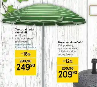 Tesco Zahradní slunečník nabídka
