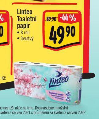 Jip Linteo toaletní papír nabídka