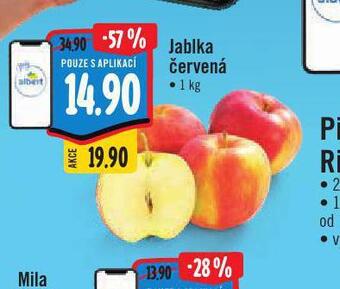 Jablka červená