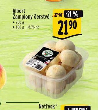Žampiony čerstvé