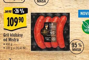 Jip Gril klobása od mistra nabídka