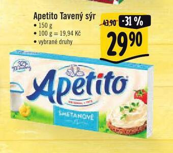 Jip Apetito tavený sýr nabídka