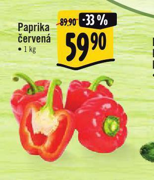 Jip Paprika červená nabídka
