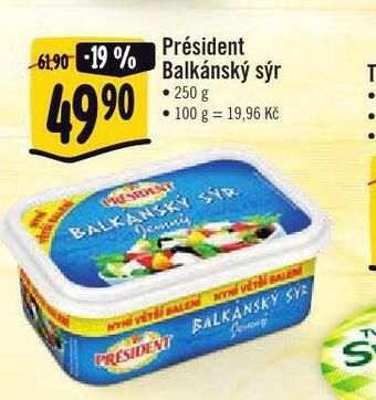Jip Président balkánský sýr nabídka