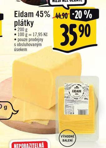 Jip Eidam 45% plátky nabídka