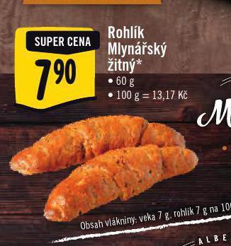 Jip Rohlík mlynářský žitný nabídka