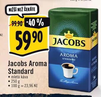 Jip Jacobs aroma standard mletá káva nabídka