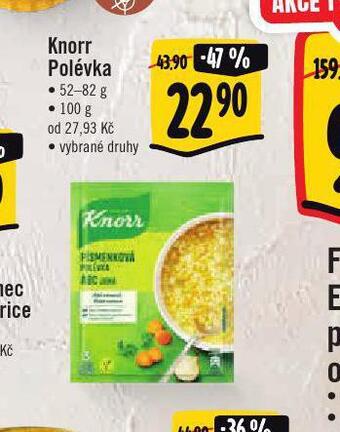 Jip Knorr polévka nabídka