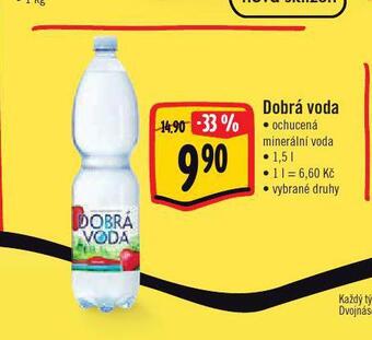 Jip Dobrá voda ochucená nabídka
