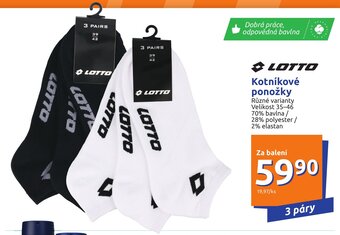 Action Kotníkové ponožky 3 páry nabídka