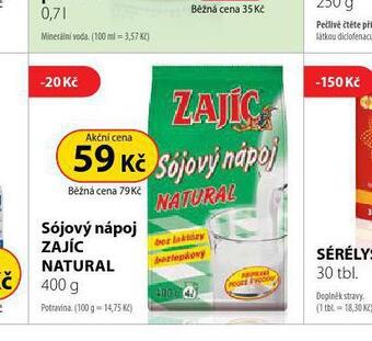 Dr. Max Sójový nápoj zajíc natural nabídka