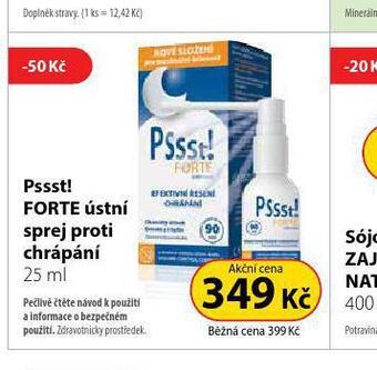 Pssst! forte ústní sprej