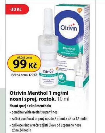 Dr. Max Otrivin menthol nabídka