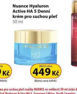 Dr. Max Nuance hyaluron active ha 5 denní krém nabídka