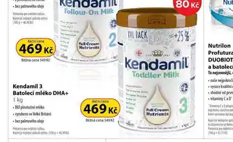 Dr. Max Kendamil 3 batolecí mléko dha+ nabídka